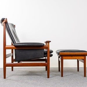 Teak & Leather Bwana Chair by Finn Juhl 310-148 image 8