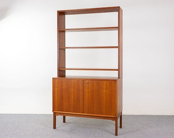 Teak Mid-Century Bookcase/Cabinet - (324-351)
