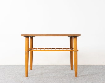 Teak & Beech Danish Side Table - (324-167.6)