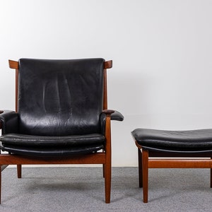 Teak & Leather Bwana Chair by Finn Juhl 310-148 image 4