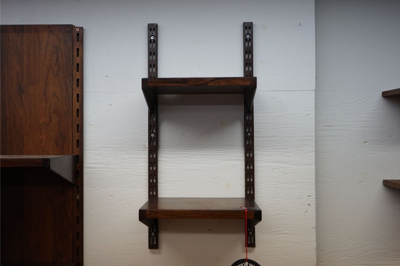 Mid Century Modern Rosewood Wall Shelving Unit By Kai - Mid Century Modern Wall Shelf Unit Mid Century Modern Rosewood Wall Shelving Unit By Kai - Mid Century Modern Wall Shelf Unit