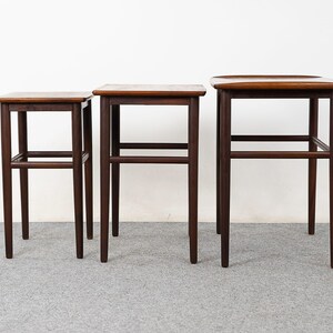 Rosewood Danish Nesting Tables 324-131 image 9