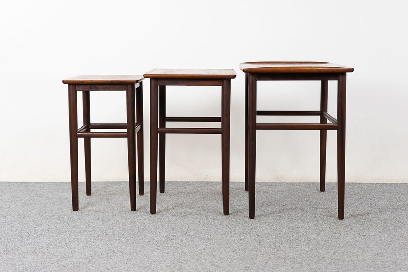 Rosewood Danish Nesting Tables 324-131 image 9