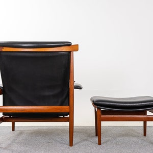 Teak & Leather Bwana Chair by Finn Juhl 310-148 image 10