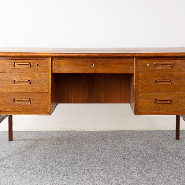 Teak Desk - Etsy