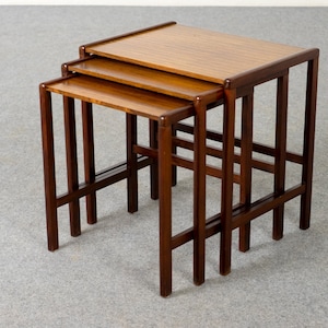 SALE - Rosewood Danish Nesting Tables - (320-099)