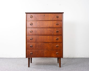 Mid-Century Teak Dresser - (324-141)