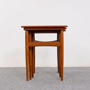 Teak Danish Nesting Tables D1113 image 5