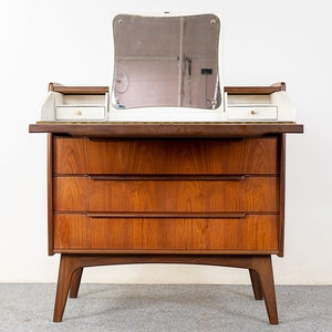 Mid-Century Modern Teak Vanity 322-152 image 1