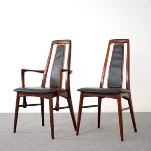6 Rosewood Eva Dining Chairs by Niels Koefoed - (D859)