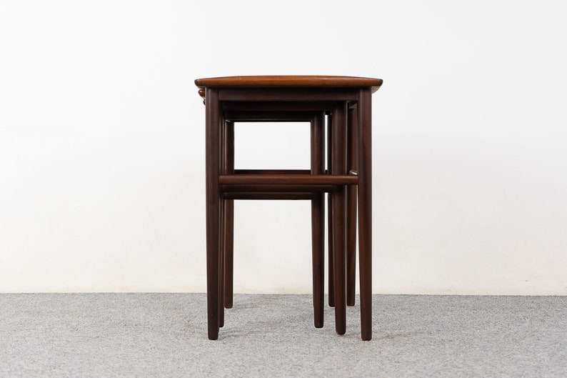 Rosewood Danish Nesting Tables 324-131 image 8