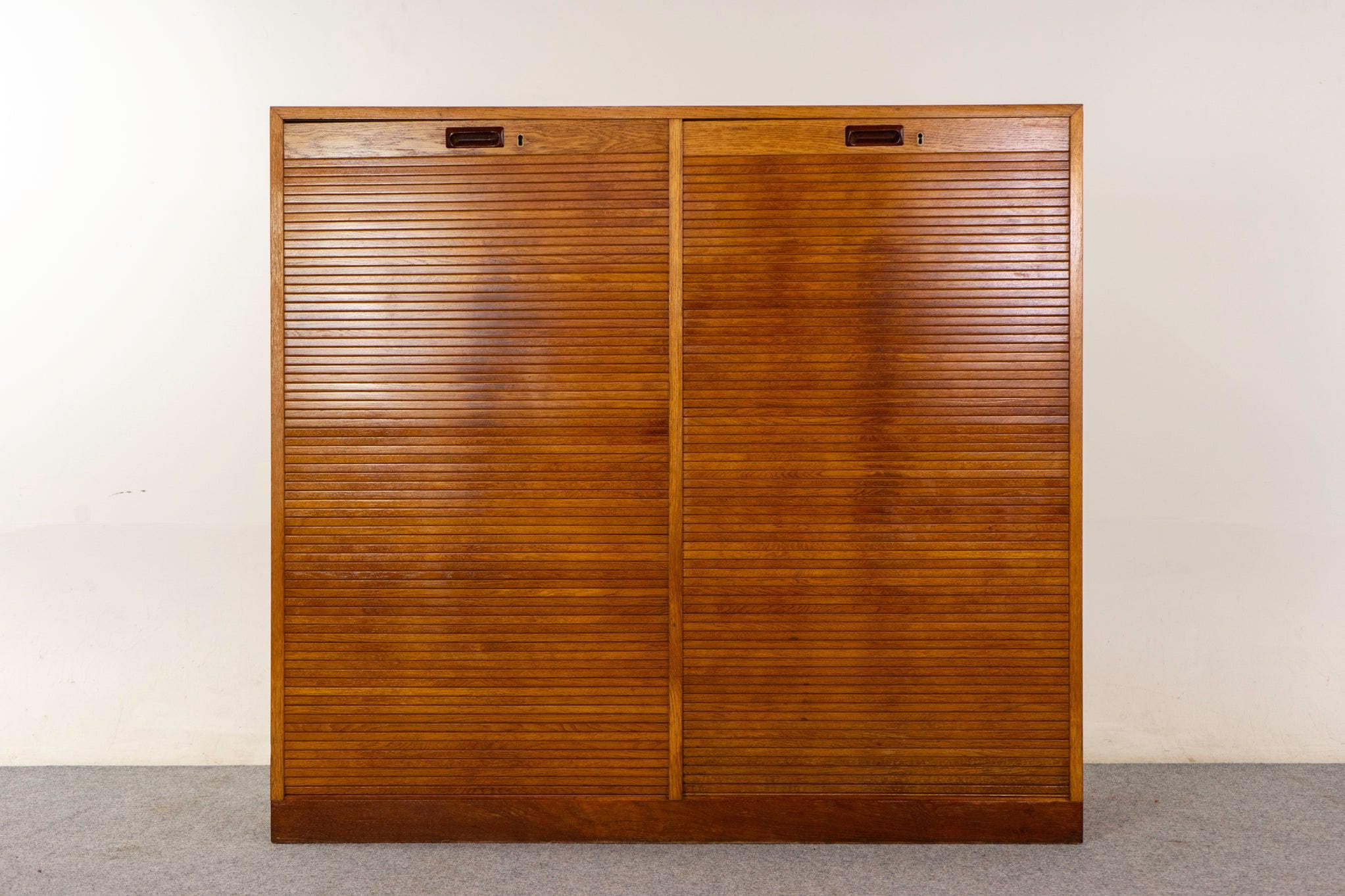 Oak Danish File Cabinet - (325-136)