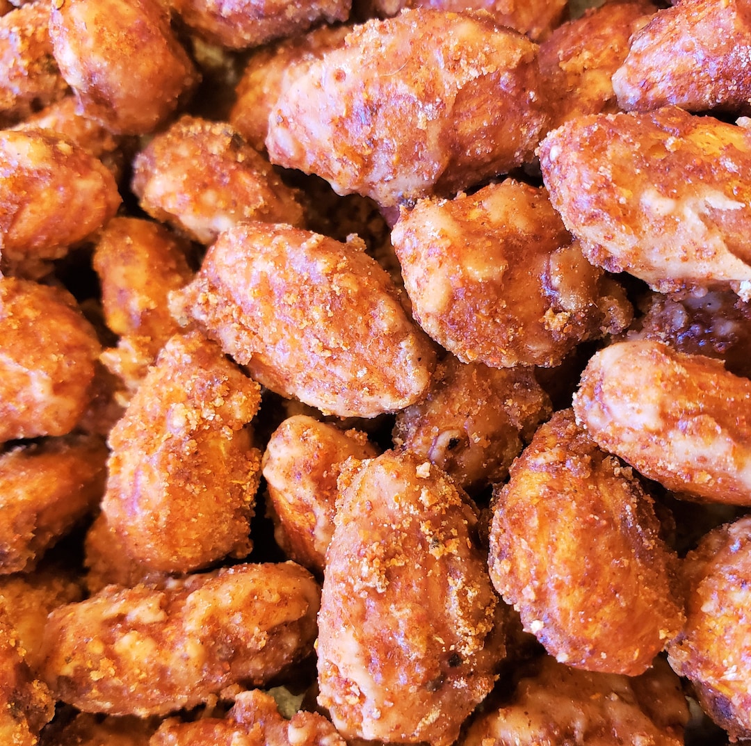 Sweet Cayenne Almondshalf Lb. Resealable Bag of Sweet & Spicy Candied Almonds, Gluten Free and