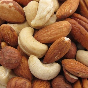 Mixed Nuts--Half lb. Resealable Bag of Pecans, Almonds & Cashews, Gluten Free,, Great Gifts!