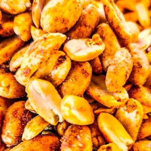 Ghost Pepper Peanuts--WARNING EXTREME HEAT!!! One Lb bag,  of Hot & Spicy Peanuts, Great Gifts!