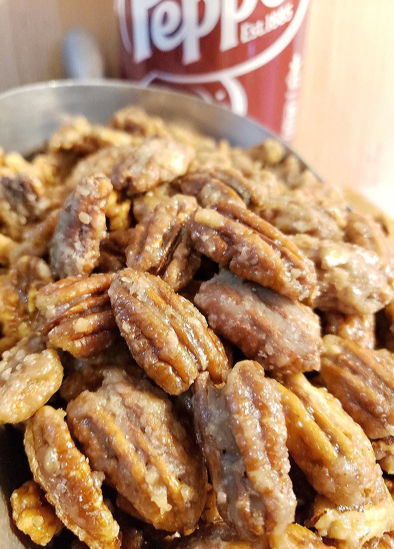 Praline Pecans Glazed W/ Dr. Pepper1 Lb. of Candied Texas Etsy