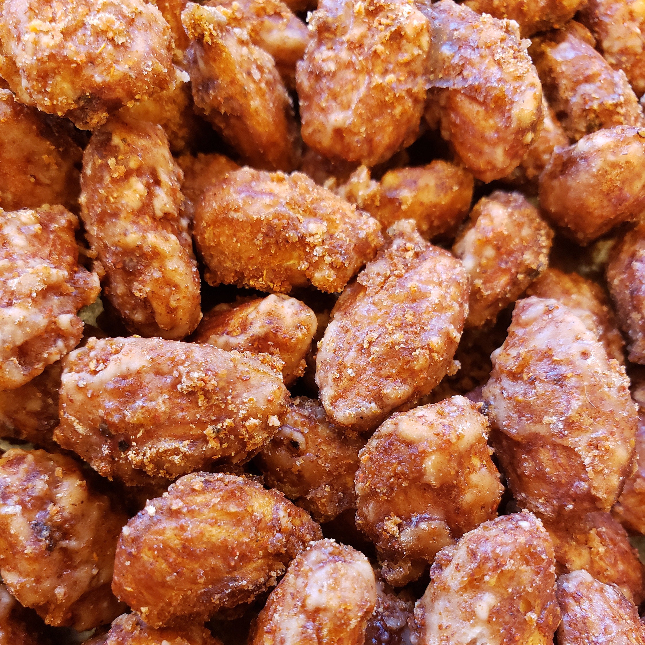 Cinnamon Sugar Almonds--1 lb Resealable Bag of German Roasted Candied Glazed Nuts, Great Gifts!