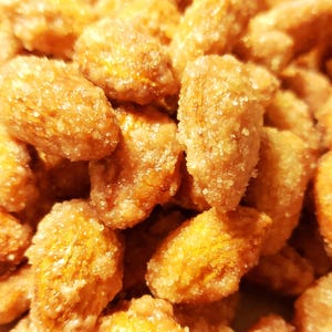Almendras confitadas sabor limón - Bolsas resellables de 227 g (8 oz), almendras confitadas glaseadas dulces y ácidas, hechas en Texas, veganas y sin gluten, regalo para profesores