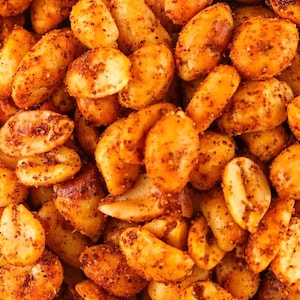 Ghost Pepper Peanuts – 8 oz Bag – Extreme Spicy Roasted Peanuts – Texas Made – Small Batch Gourmet Nuts – Hot Snack for Spice Lovers