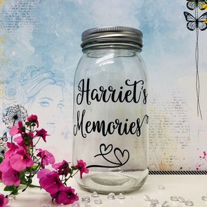 Memories Vintage Jar with aluminium coin slot lid