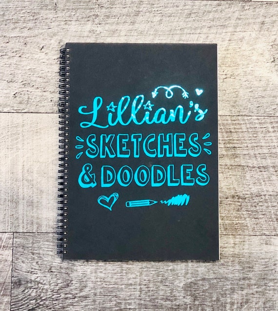 Life is a Doodle Sketch Pad - Sketch Book for Kids and Adults - Art Set  with Mixed Media Sketchbook, Pencil Pouch for Art Supplies, & Cuff Bracelet  