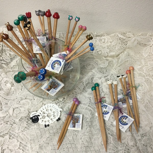 Wooden Knitting Needles Etsy