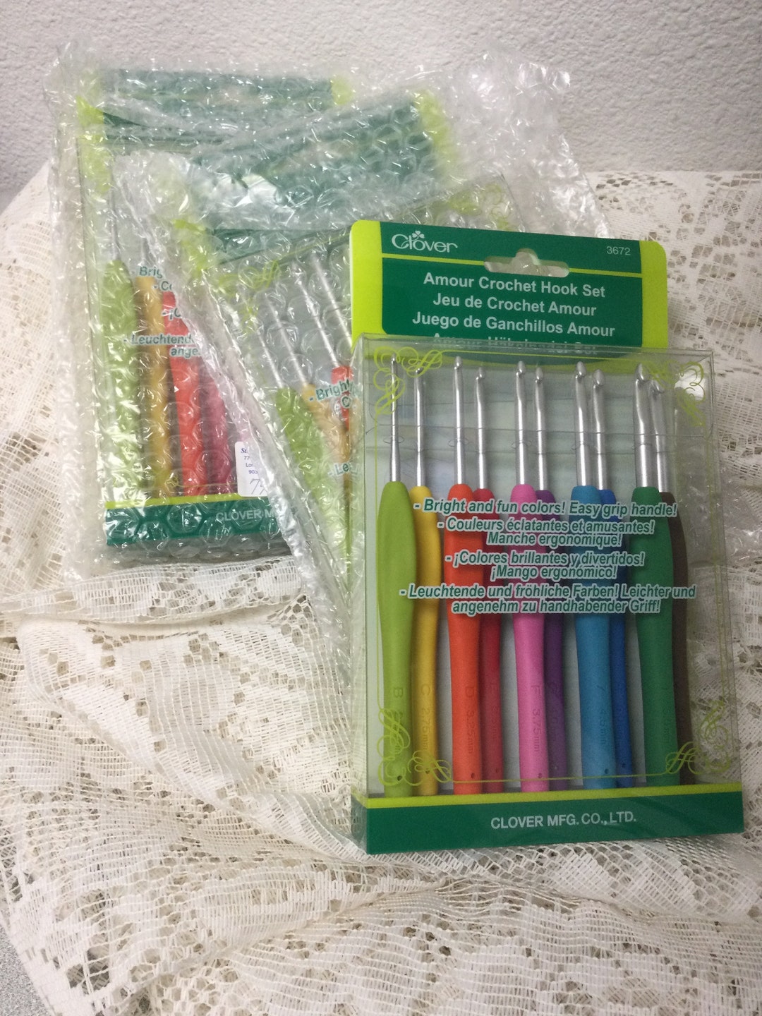 set of Japan clover Amure Crochet hooks /Clover pen-like Crochet