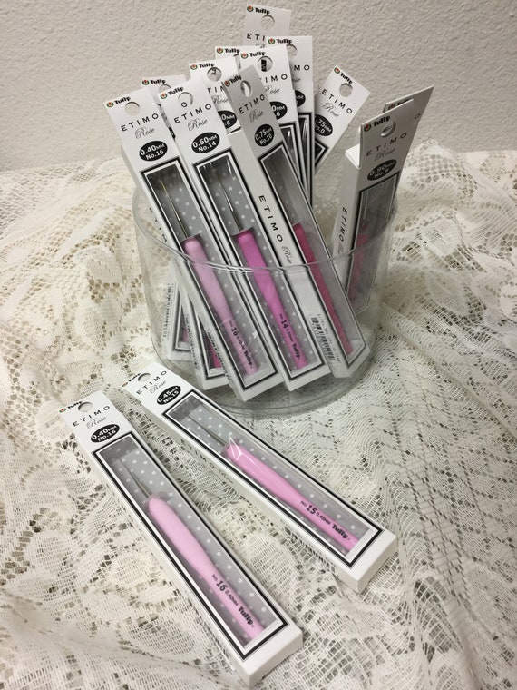 Tulip Etimo Rose Steel Crochet Hooks 