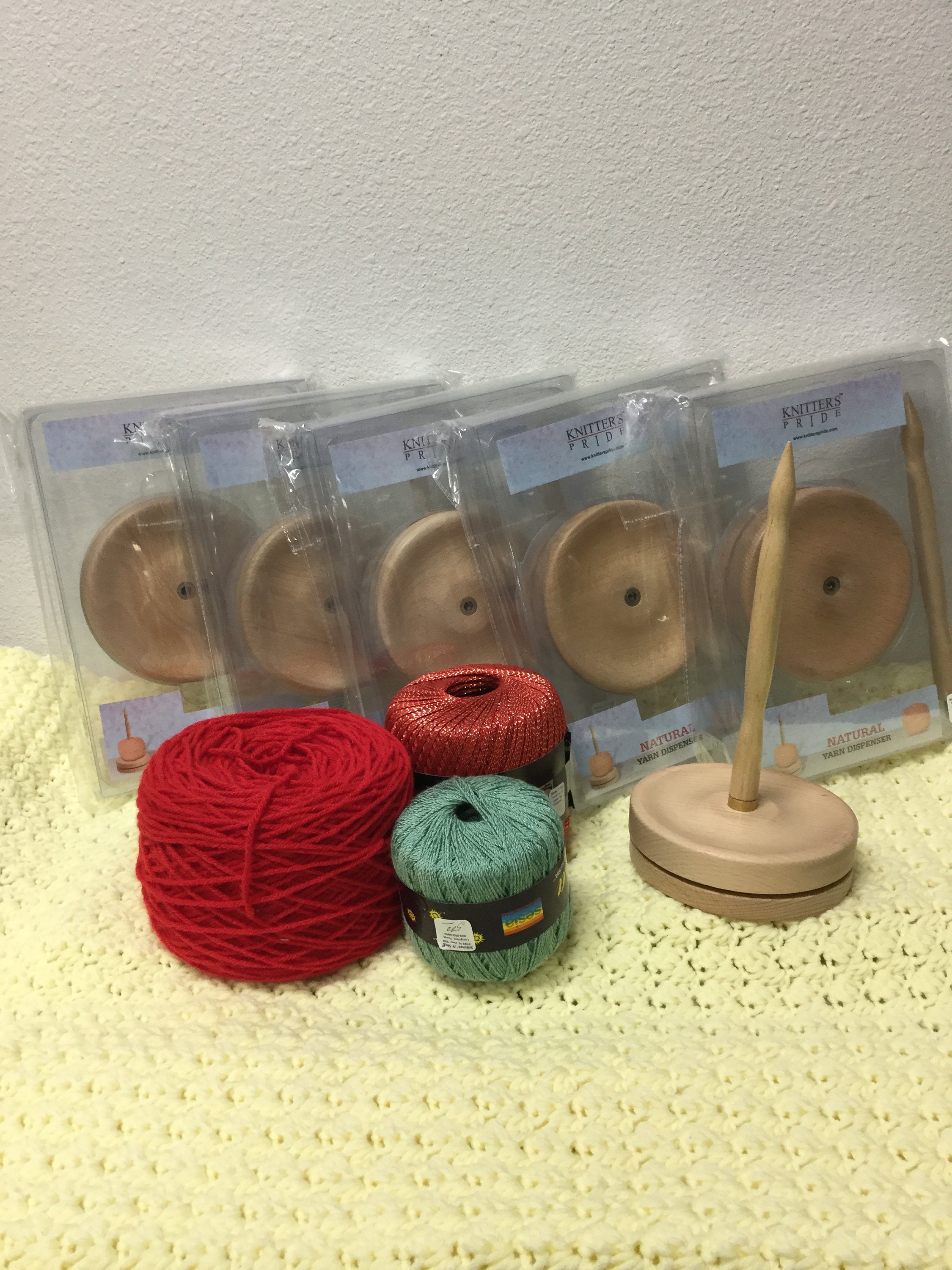 Natural Yarn Dispenser Etsy