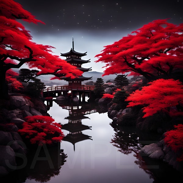 Japanese landscape | Digital Download