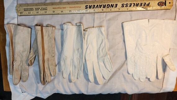 12 pairs vintage leather gloves from 50s, 60s - t… - image 5