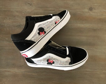 vans old skool minnie mouse