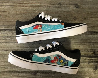 little mermaid vans shoes