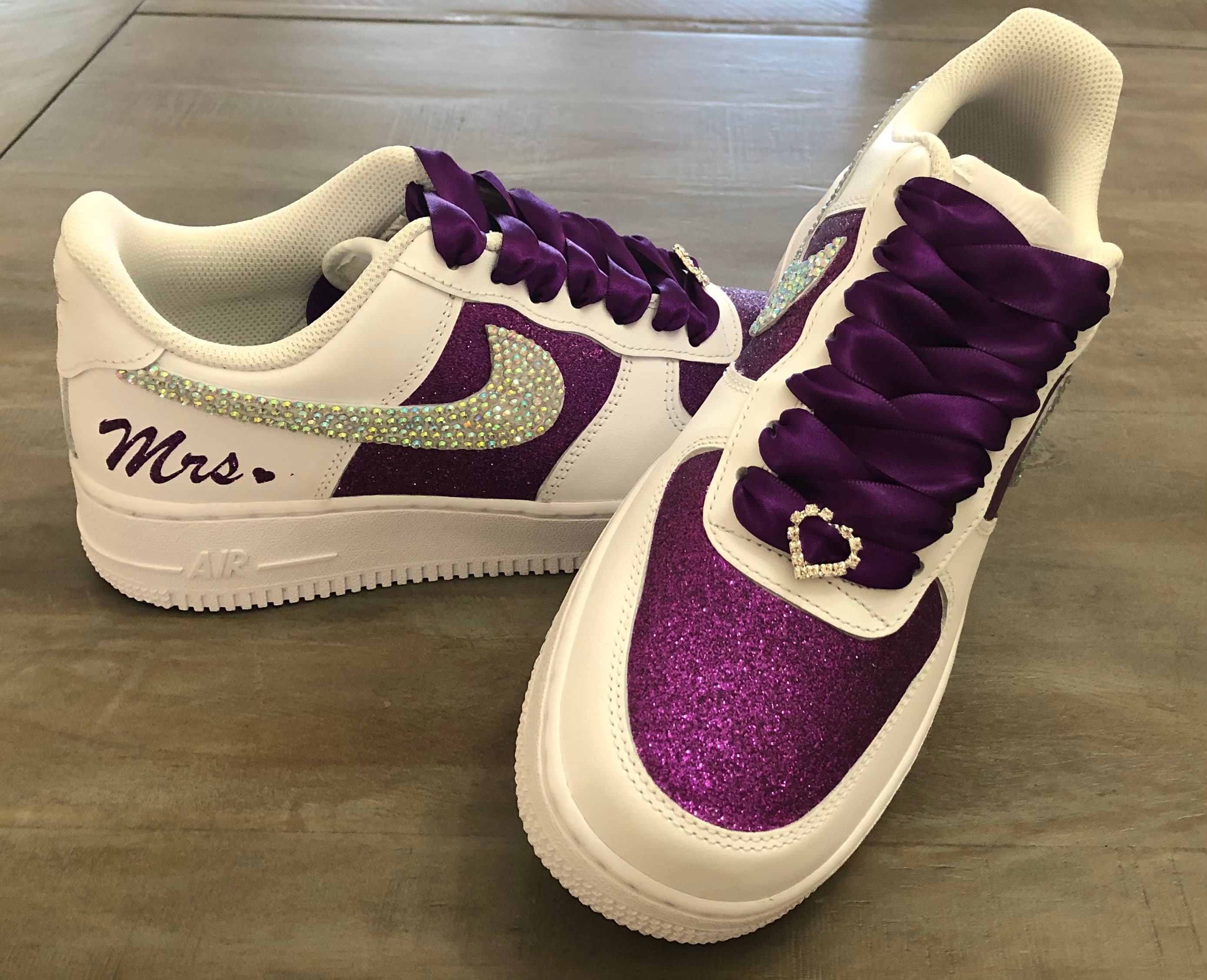 purple air force 1 custom