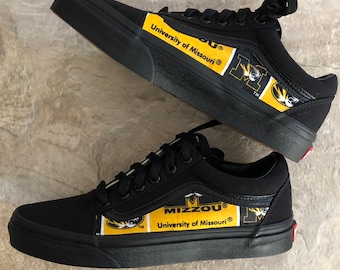 custom yellow vans