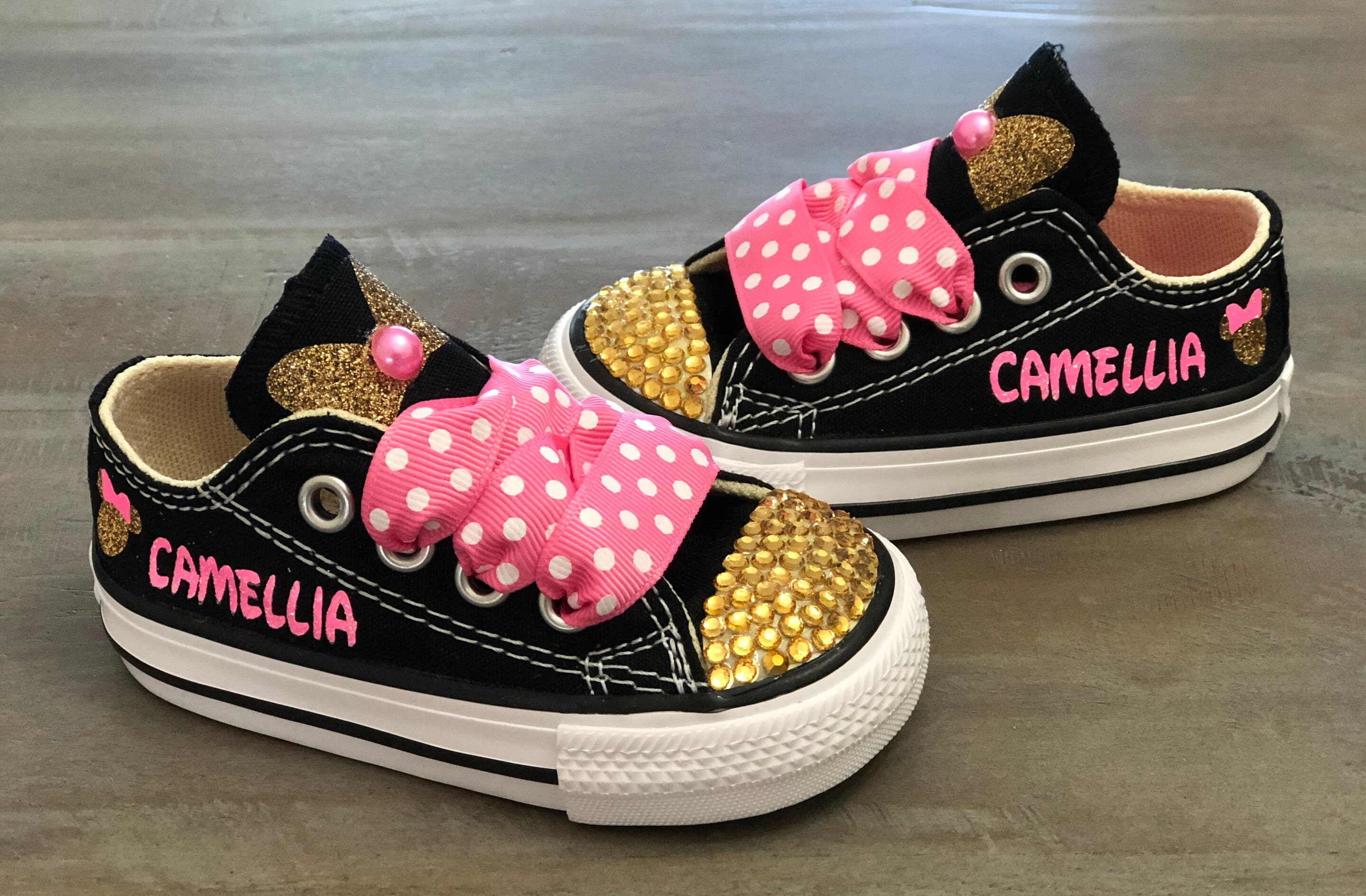 Gold Converse for Infants Etsy