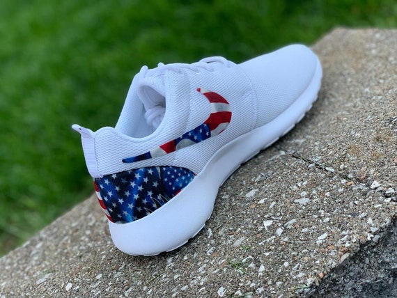 American Flag Roshe Run Red Fourth of July Patriotic | Nike American Flag Roshe Run Red Fourth of July Patriotic | Nike
