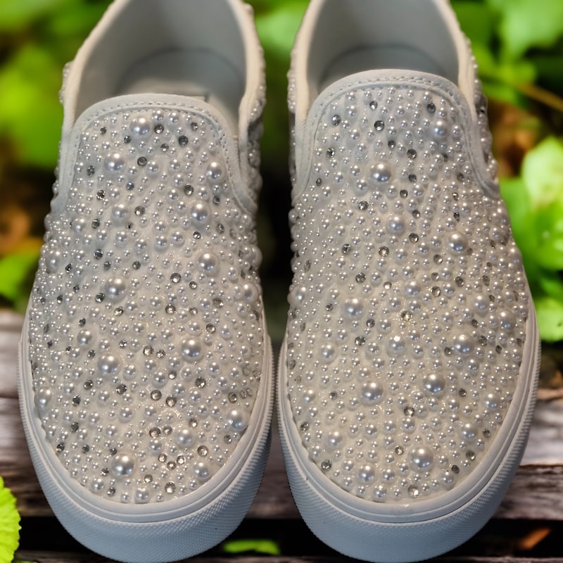 Vans Skool Rhinestone Rhinestone Vans - Etsy