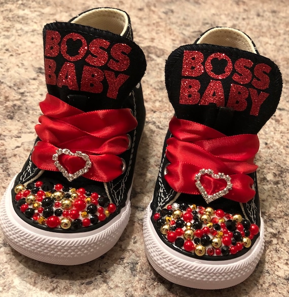 Baby girl black converse clearance