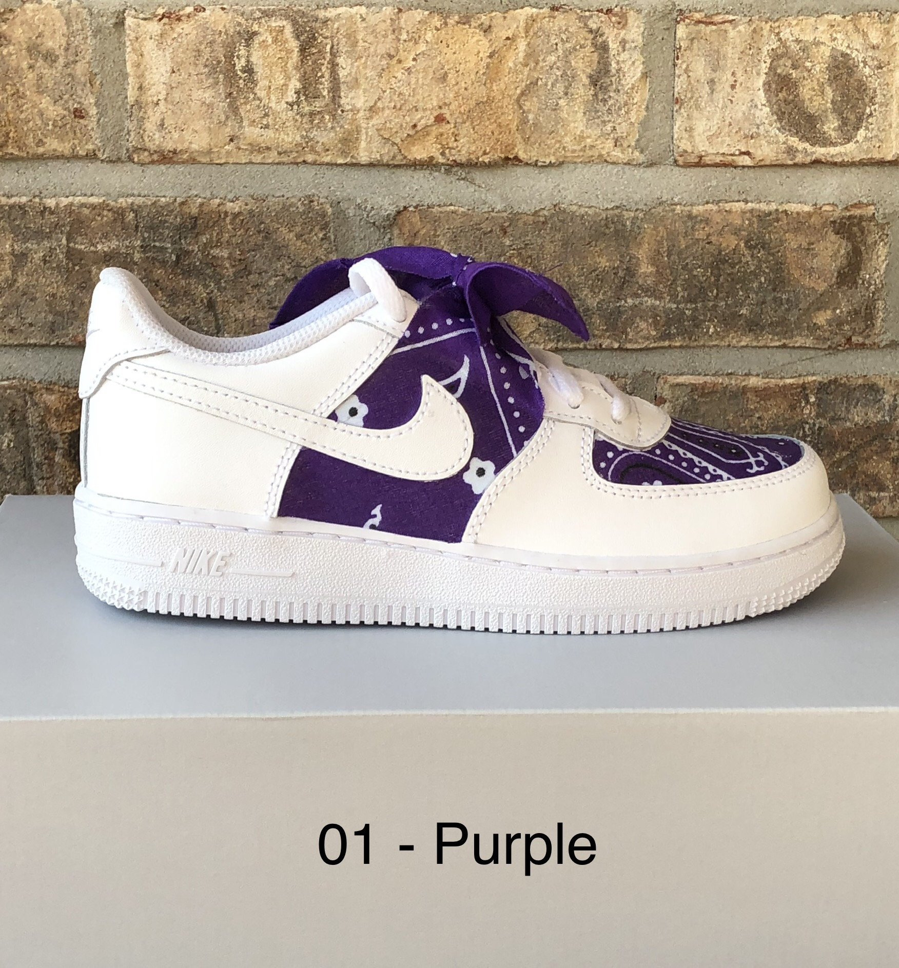 Custom air force 1 bandana sale