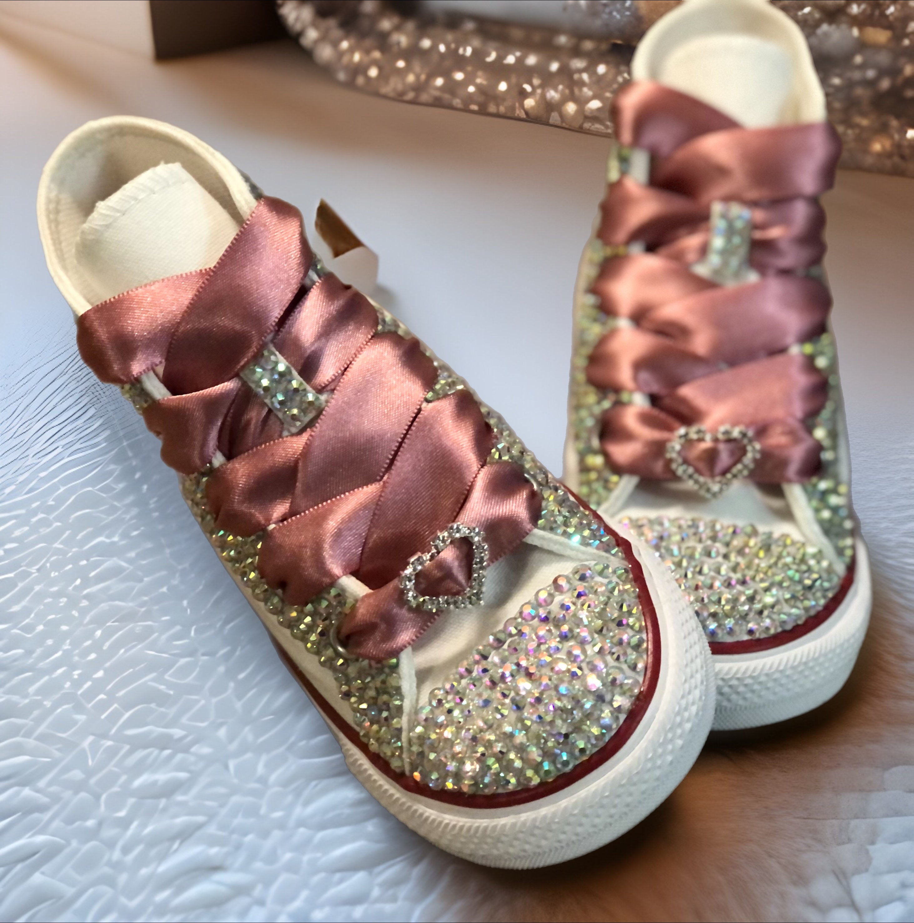 Rose Gold Nights Rhinestone Bling Shoes – Gypsy Ranch Boutique