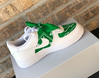 green bandana air force 1
