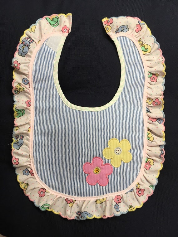 scalloped bib