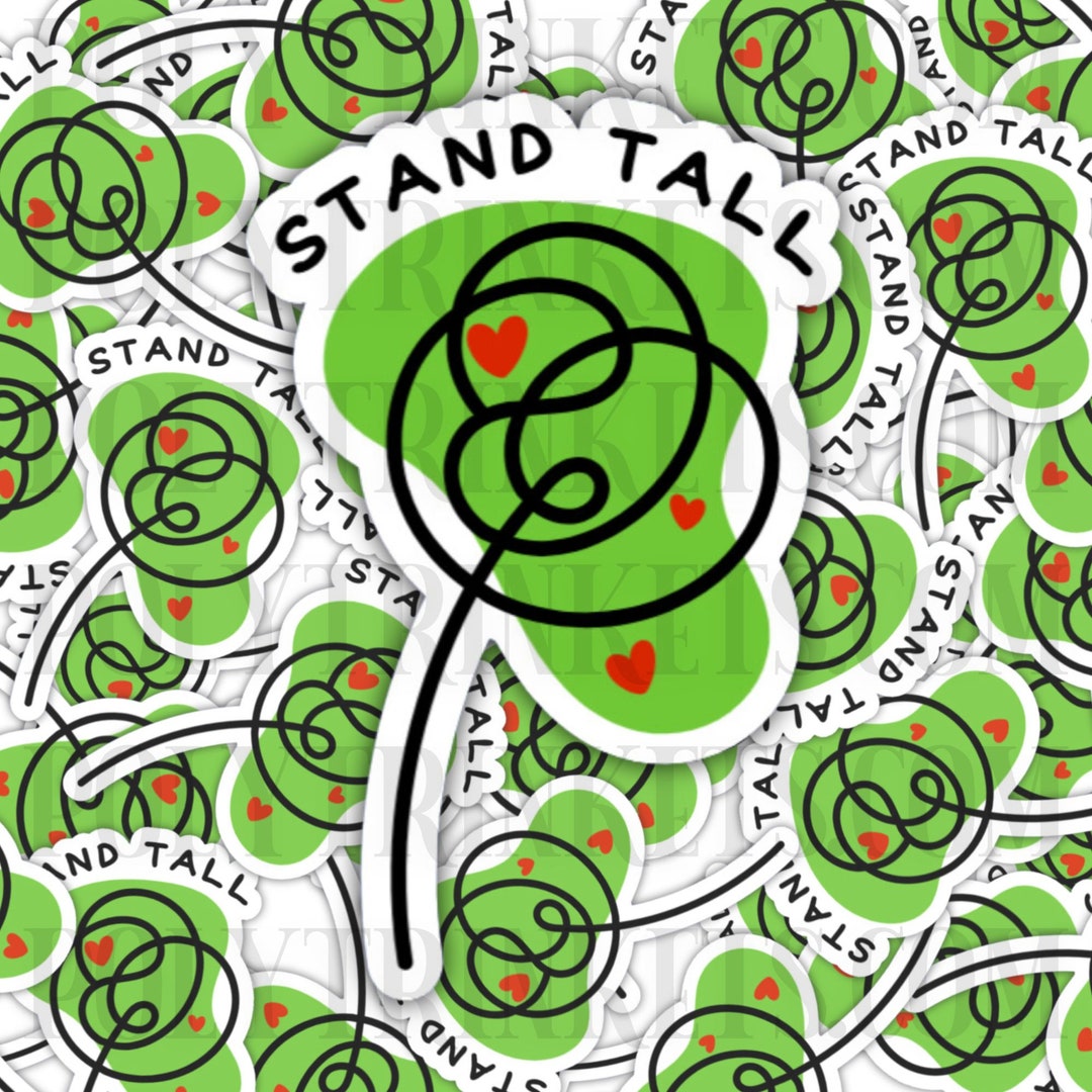 Stand Tall Sticker for Binder Notebook Laptop Phone Tablet Inspiration ...