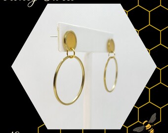 Honey Sweet Collection Item 18 Preserved Dried Wild Flowers Honey Sparkle and Clear Resin Honeycomb Hexagon Bee Inspired