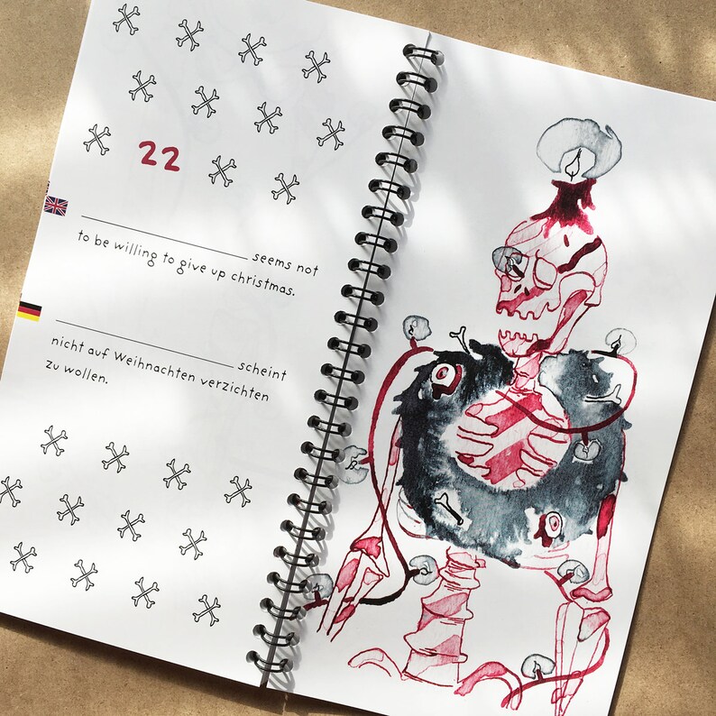 ZOMBIE Advent Calendar for Men Women & Pugs Customize Your Etsy