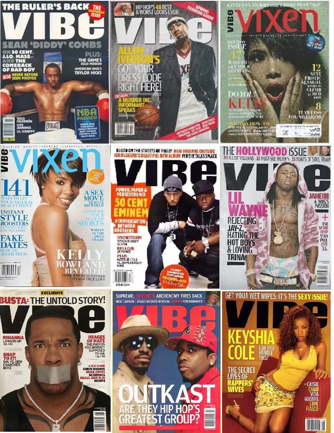 Year 2006 VIBE Magazine Etsy year-2006-vibe-magazine-etsy