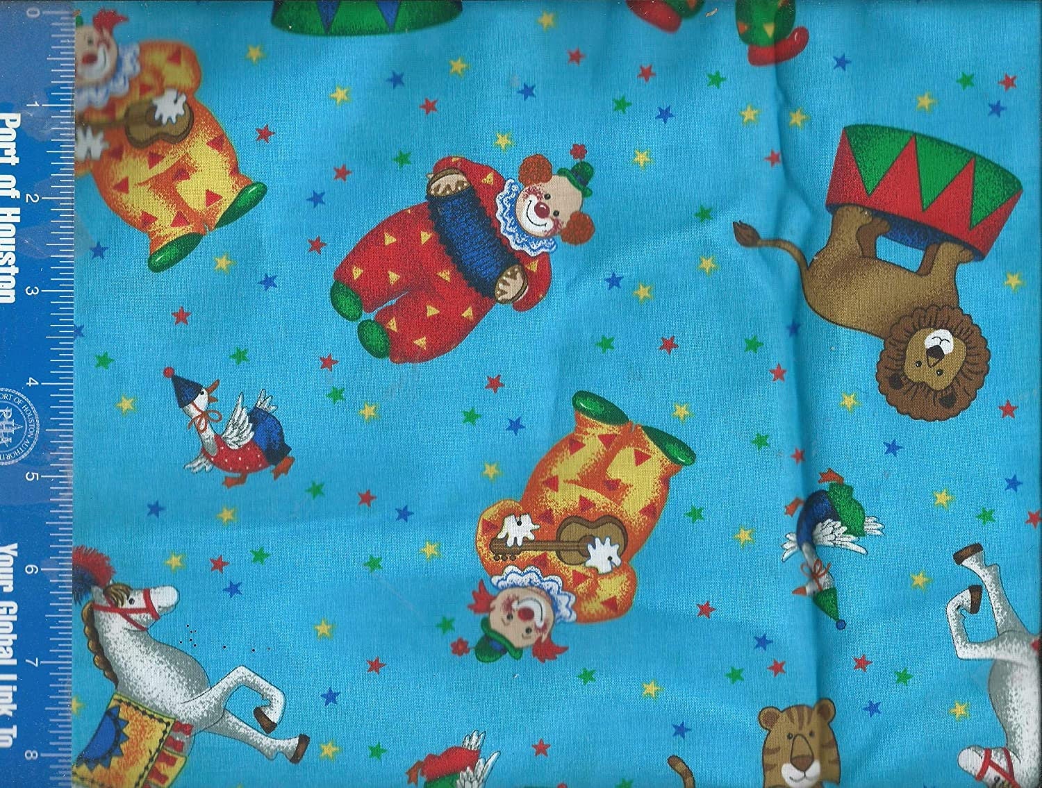 Old Quilt ClownとLIttle Patch ベア2体セット Vintage Clown Quilt