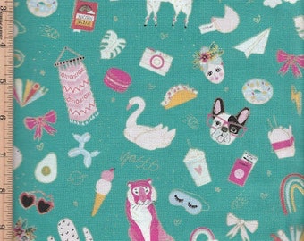 All the Things, Fabric Cotton Quilting Home Decor