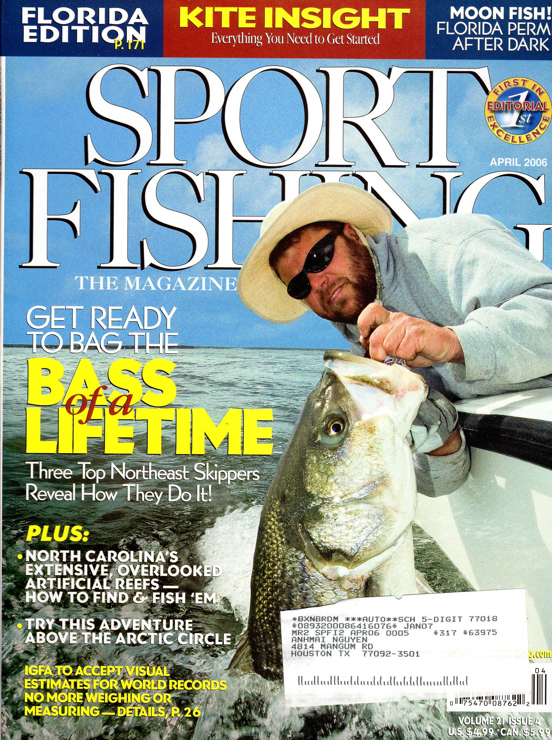 Year 2006, Sport Fishing Magazine - Etsy